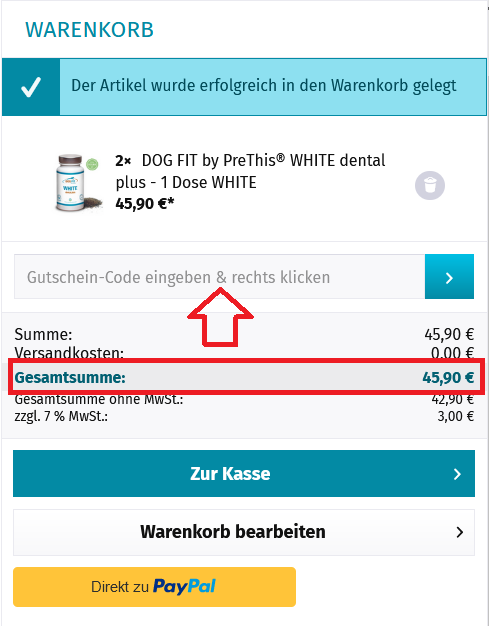 PreThis.de Gutschein einlösen